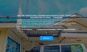 pemerintah desa tenjolaya kecamatan cicurug sukabumi luncurkan aplikasi pengaduan masyarakat desa