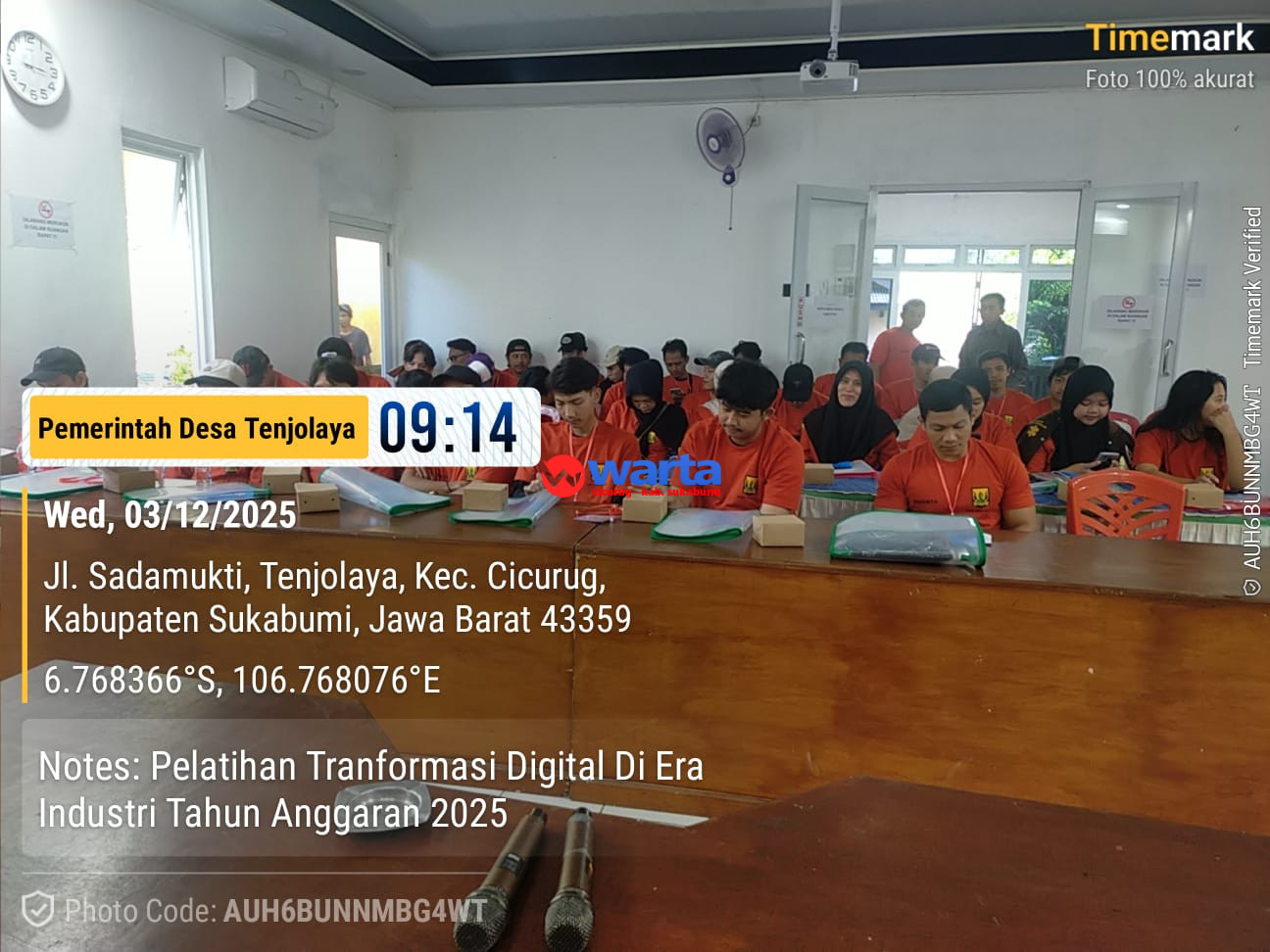 Pelatihan Transformasi Di Era Industri Dalam Pengembangan Iot Di Desa Tenjolaya, Kecamatan Cicurug