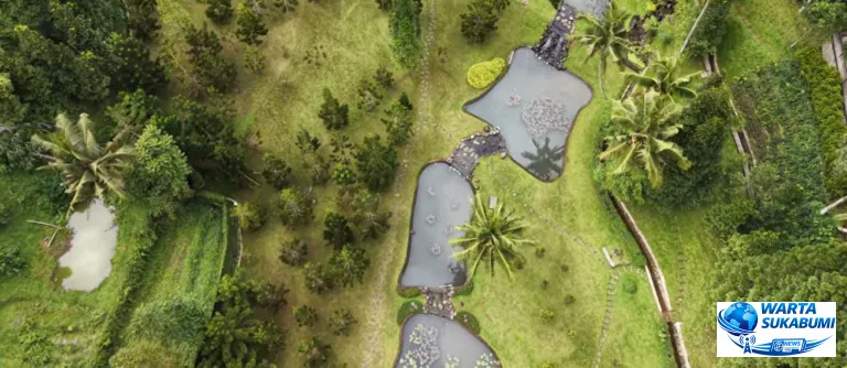 Jarang Terlihat, Beginilah Indahnya Desa Tenjolaya Cicurug dari Atas